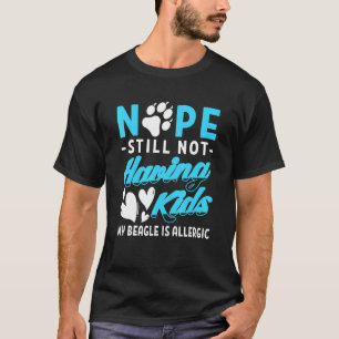Camiseta Sem Crianças No Meu Beagle