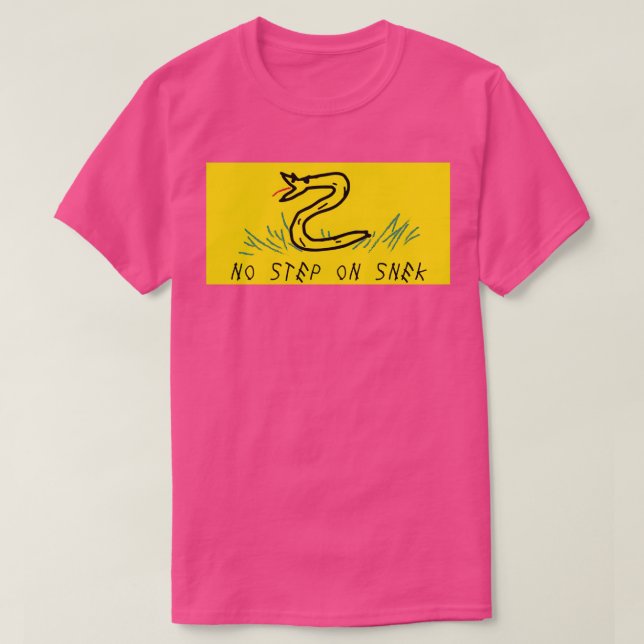 Camiseta sem degrau no snek (Frente do Design)