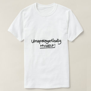 Camiseta Sem Desculpas Eu Mesma – Tipografia de Empoderamen