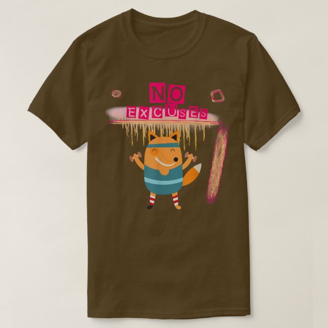 Camiseta Sem desculpas Novelt de Piada de Malhação de giros (Frente do Design)