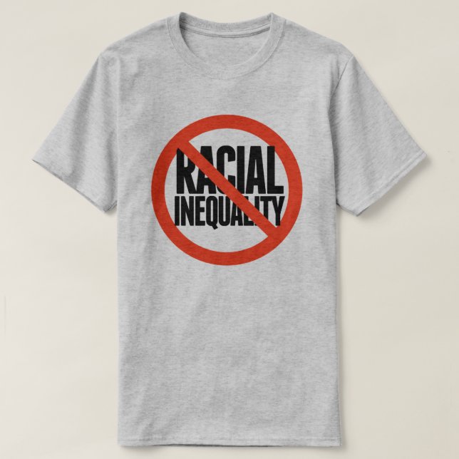 Camiseta Sem Desigualdade Racial (Frente do Design)