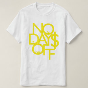 Camiseta Sem Dias de Branco/Amarelo