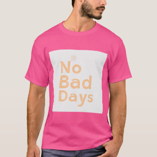 Camiseta Sem Dias Ruins - Teto de Tipografia Vintage Minima