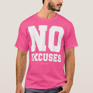 Camiseta Sem Dificuldades de Motivação de Workout