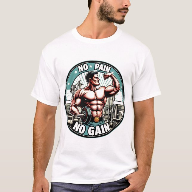 CAMISETA SEM DOR NENHUM GANHO (Frente)