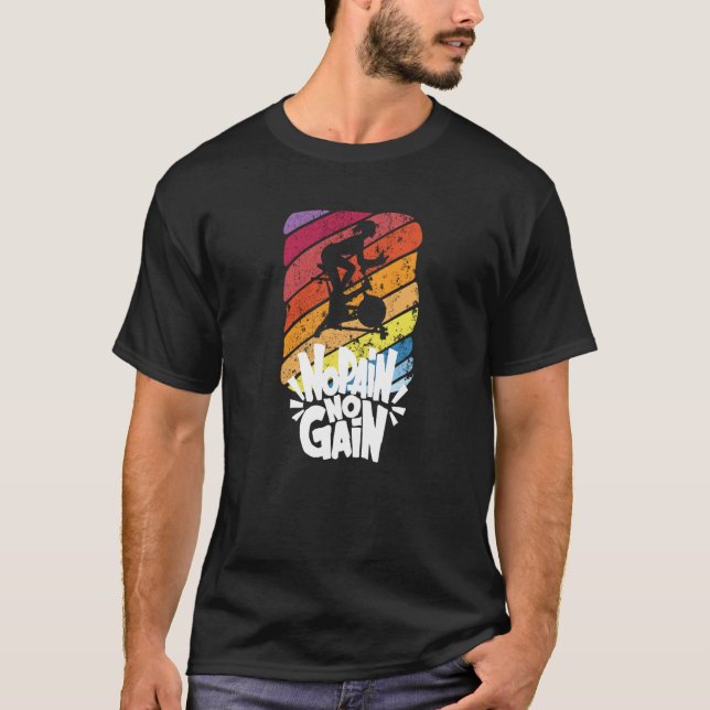 Camiseta Sem Dor Sem Ganho Classe de Ciclo Interior (Frente)