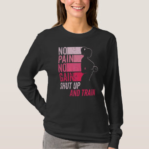 Camiseta Sem Dor Sem Ganho Treinamento De Gym E Malhação Co