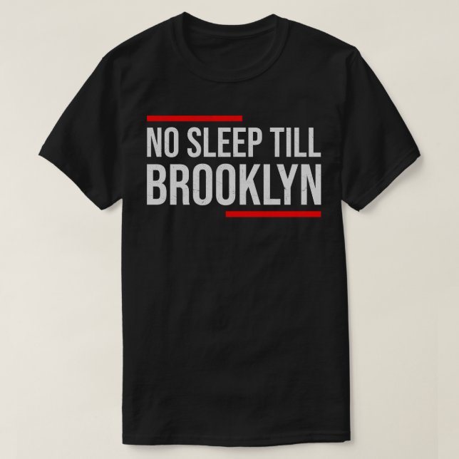 Camiseta Sem Dormir Até Brooklyn HIp Hop (Frente do Design)