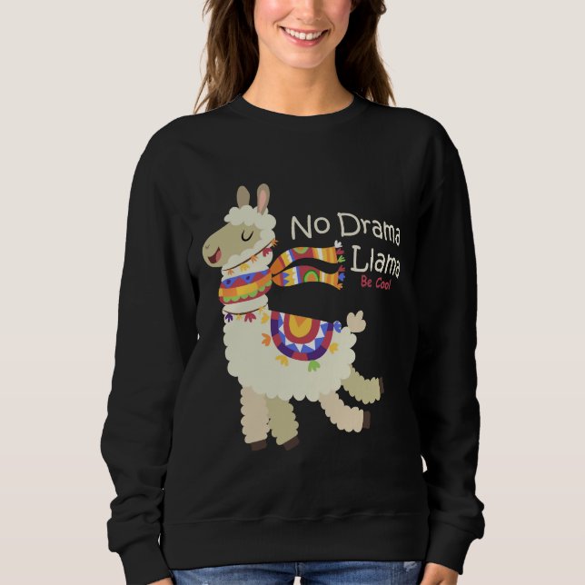 Camiseta Sem Drama Llama (Frente)