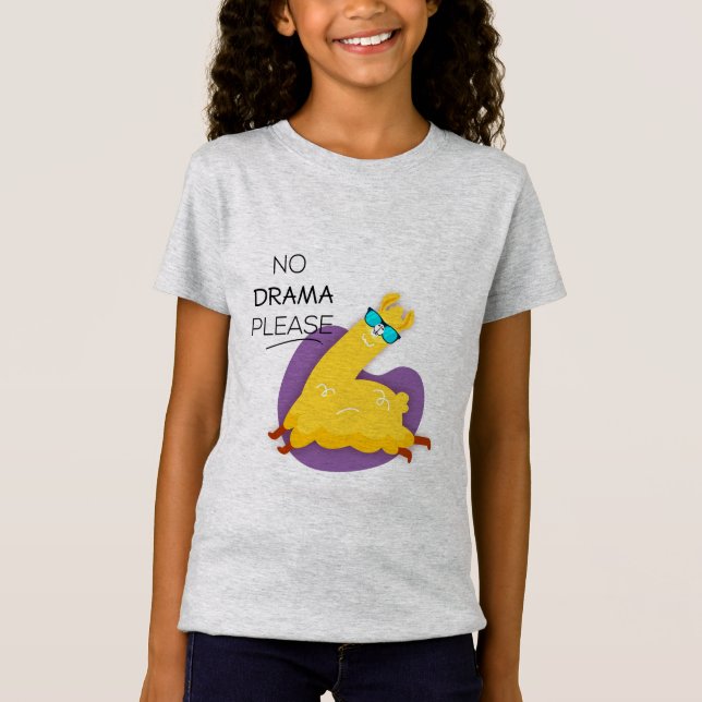 Camiseta Sem Drama, Por Favor (Frente)