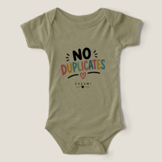 Camiseta Sem Duplicatas – Design Divertido para Crianças Fi