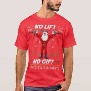 Camiseta Sem Elevação Sem Gift Workout Gym Natal Pajama