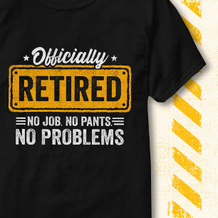 Camiseta Sem Emprego Sem Problemas Citação Divertida Oficia