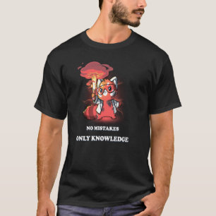 Camiseta Sem Erros Apenas Experiência de Piada da Ciência d