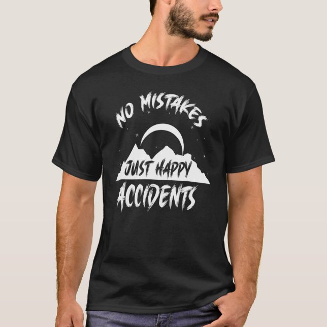 Camiseta Sem Erros Apenas Feliz Accidio (Frente)