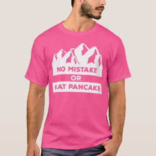 Camiseta Sem Erros Subindo Engraçado Escalando Uma Pedra De