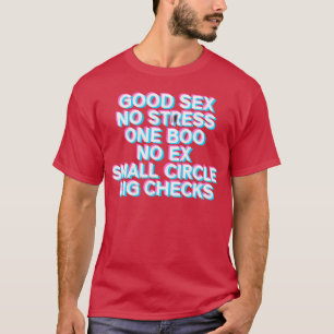 Camiseta sem estresse um boo sem impressão nas cos