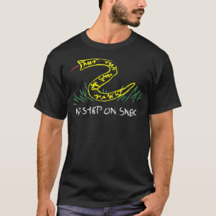 Camiseta Sem Etapa No Sinalizador Snek Gadsden