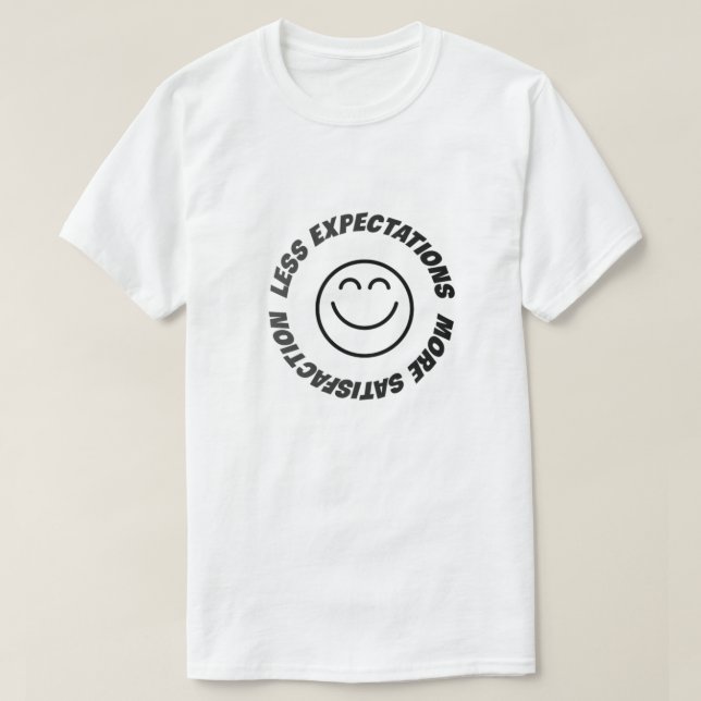 Camiseta Sem expectativas (Frente do Design)