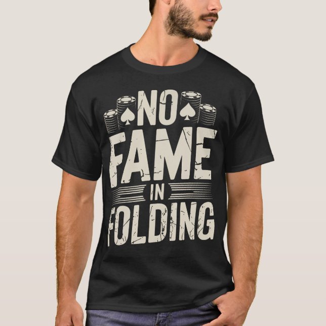 Camiseta Sem Fama Em Dobrar Engraçado (Frente)