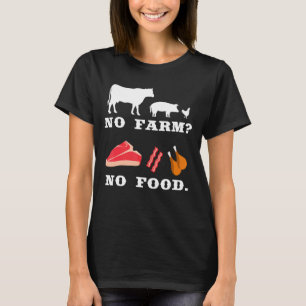 Camiseta Sem Fazenda Sem Comida Para Agricultura E Agricult