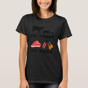 Camiseta Sem Fazenda Sem Comida Para Agricultura E Agricult