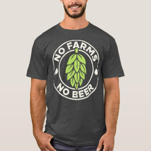 Camiseta Sem Fazendas Sem Saltos De Cerveja Artesanato Cerv