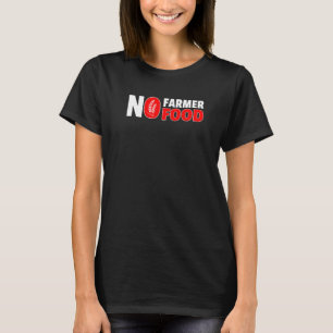 Camiseta Sem Fazendeiro Sem Comida Agricultura Trator Driv