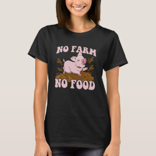 Camiseta Sem Fazendeiro Sem Comida Agricultura Trator Driv