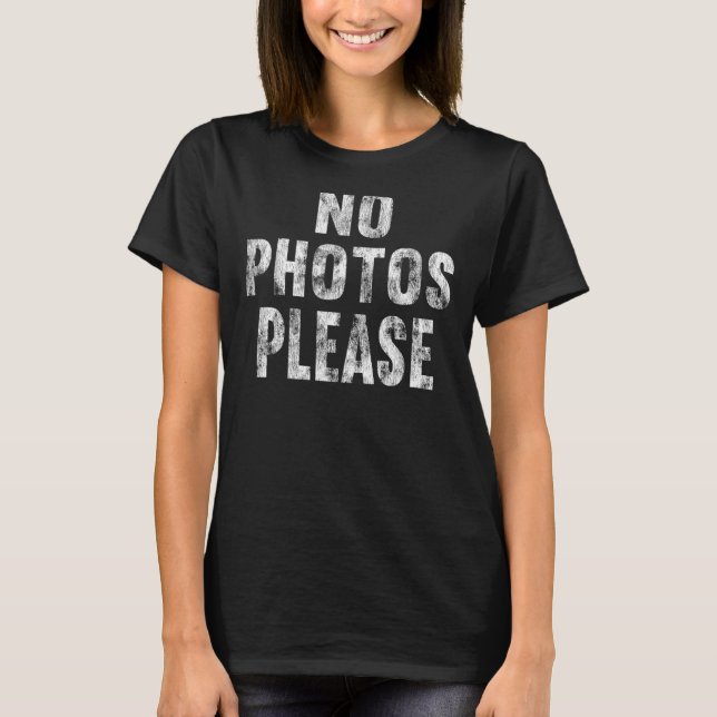 Camiseta Sem Fotos, Famoso Criador de Conteúdo de Celebrida (Frente)