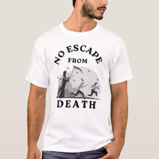 Camiseta SEM fuga da morte de homens 2025 clássicos
