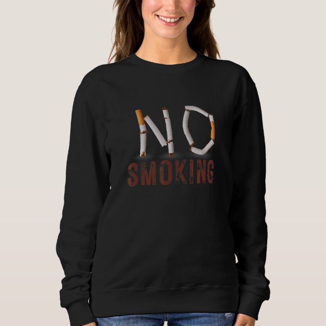 Camiseta Sem Fumar Fumar Evitar Fumar Parar Fumar Fumar (Frente)