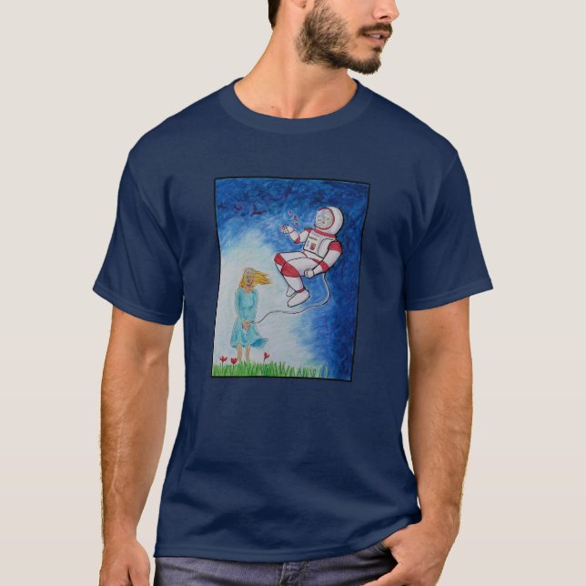 Camiseta Sem Gás - Astronauta Apaixonado (Frente)