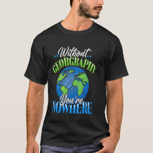 Camiseta Sem Geografia Você Não Está em Nenhum Lugar - Aman