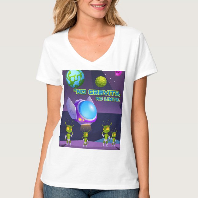 Camiseta Sem gravidade sem limites (Frente)