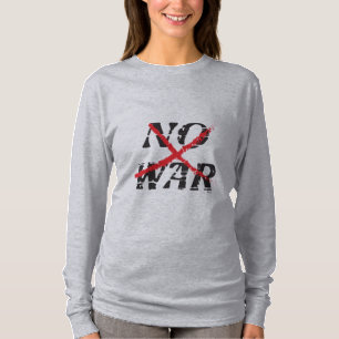 Camiseta Sem guerra, Antiguerra, liberdade, não-violência