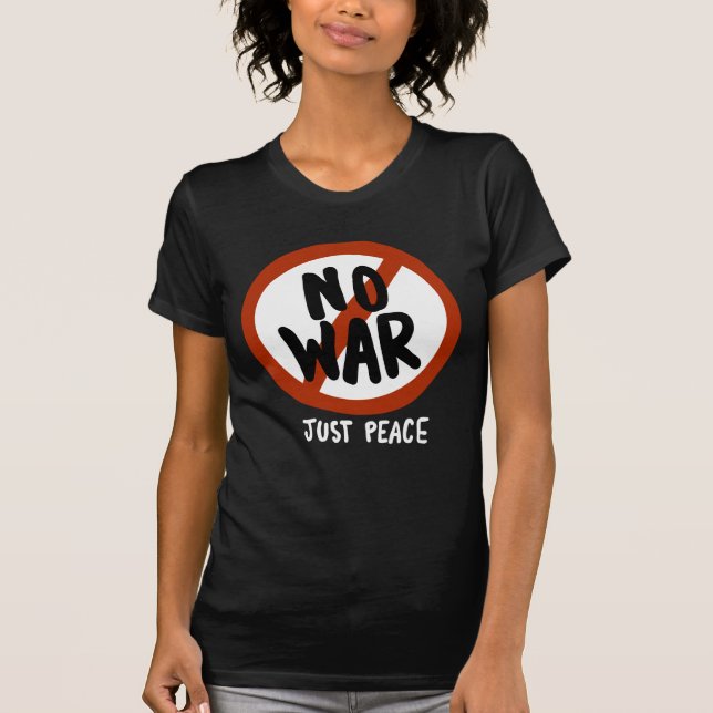 Camiseta Sem guerra Apenas Paz (Frente)