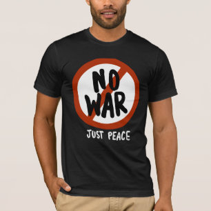 Camiseta Sem guerra Apenas Paz