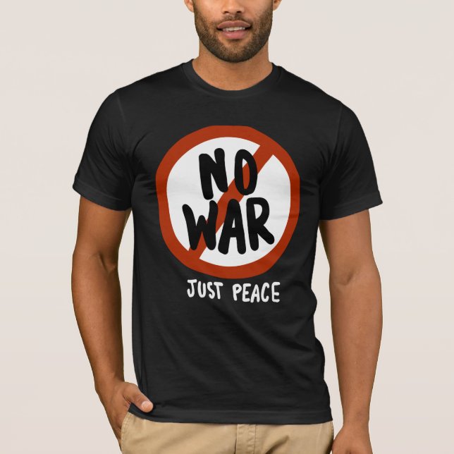 Camiseta Sem guerra Apenas Paz (Frente)
