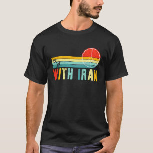 Camiseta Sem guerra com a paz no Irã na política do Médio O