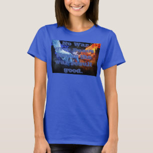 Camiseta sem guerra da Paz para Mulheres
