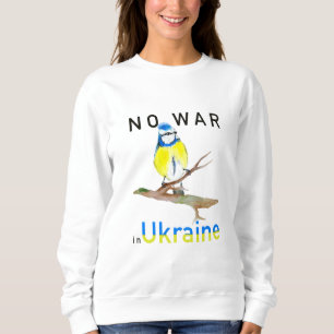 Camiseta Sem guerra de aves aquáticas na Ucrânia