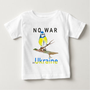 Camiseta Sem guerra de aves aquáticas na Ucrânia Bolsa de l