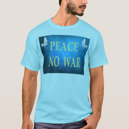 Camiseta sem guerra de paz