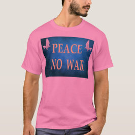 Camiseta sem guerra de paz