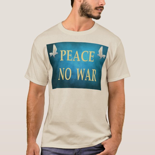 Camiseta sem guerra de paz (Frente)