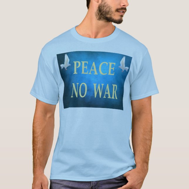 Camiseta sem guerra de paz (Frente)