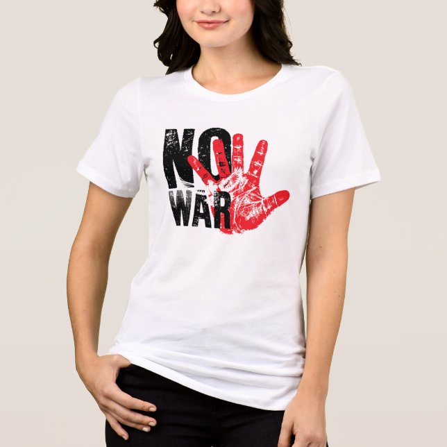 Camiseta SEM GUERRA! design radical para tempos radicais! (Frente)