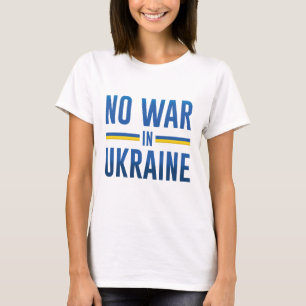 Camiseta Sem guerra na Ucrânia