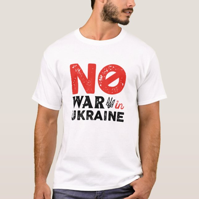 Camiseta Sem guerra na Ucrânia (Frente)